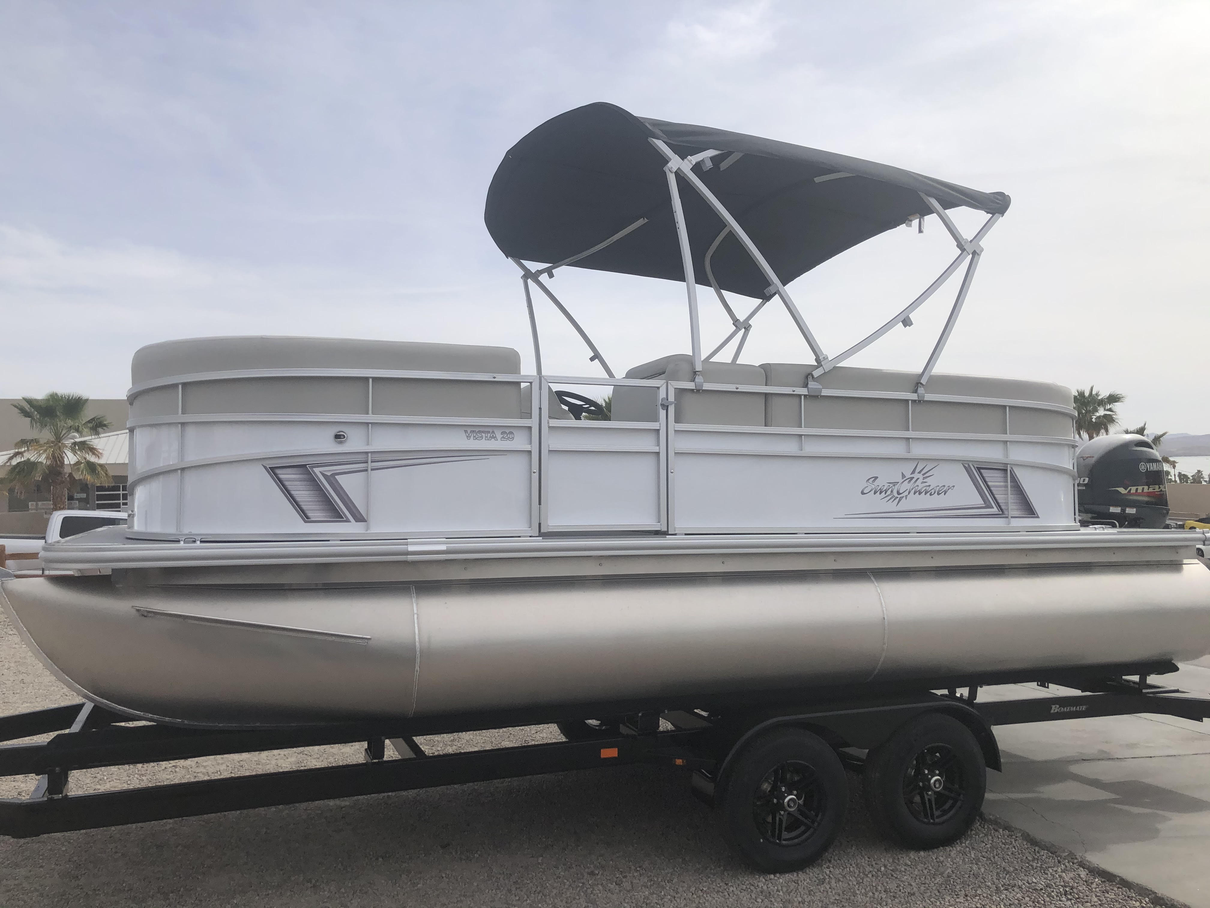 Sunchaser 20' Pontoon Vista 90 Hp for Sale at Sandbar Powersports